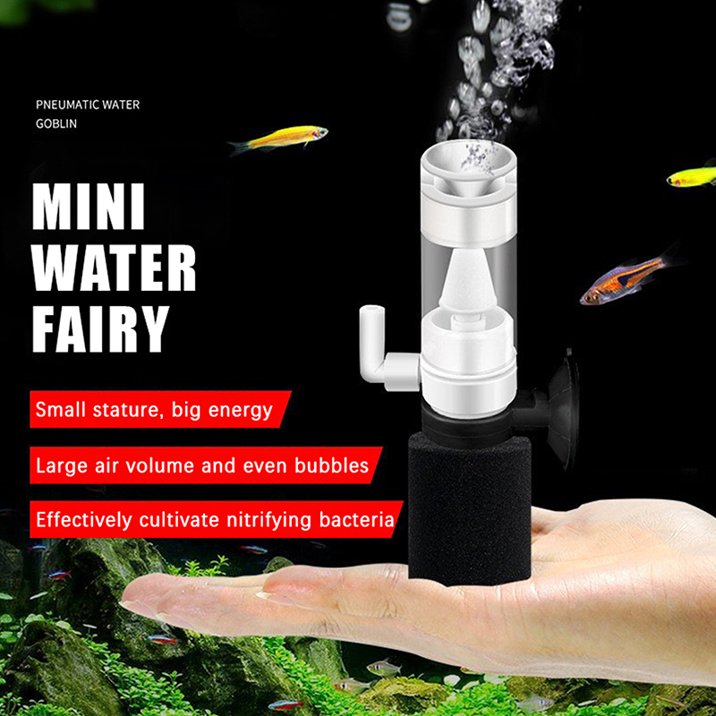 Aquarium Fish Betta - Luchtgedreven aquariumsponsfilter met superstille werking en