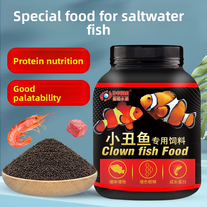 All Fish In Aquarium - DEERA Clownvis & Tang Voedsel |