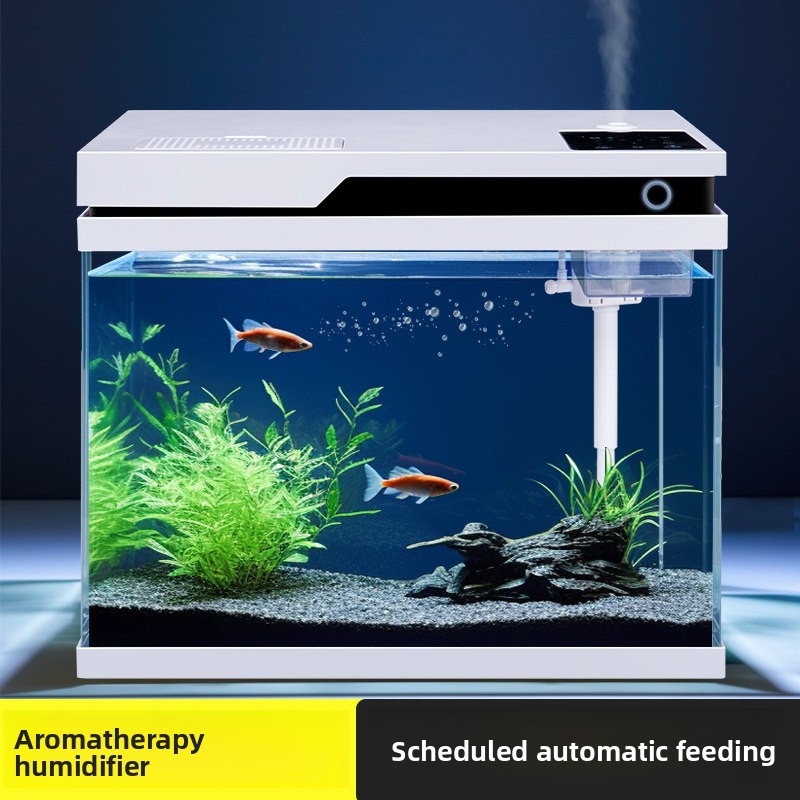 All Fish In Aquarium - Heldere glazen viskom met slimme automatische