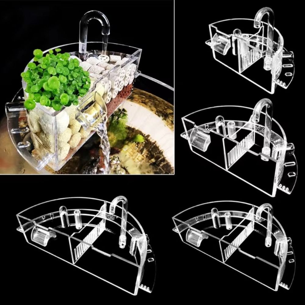 Box Fish In Aquarium - 3-in-1 externe filterbox, hangend type, hoge