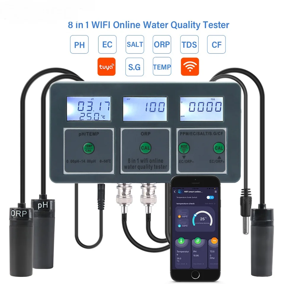 Aquarium Fish Online - WiFi Digitale PH ORP TDS EC