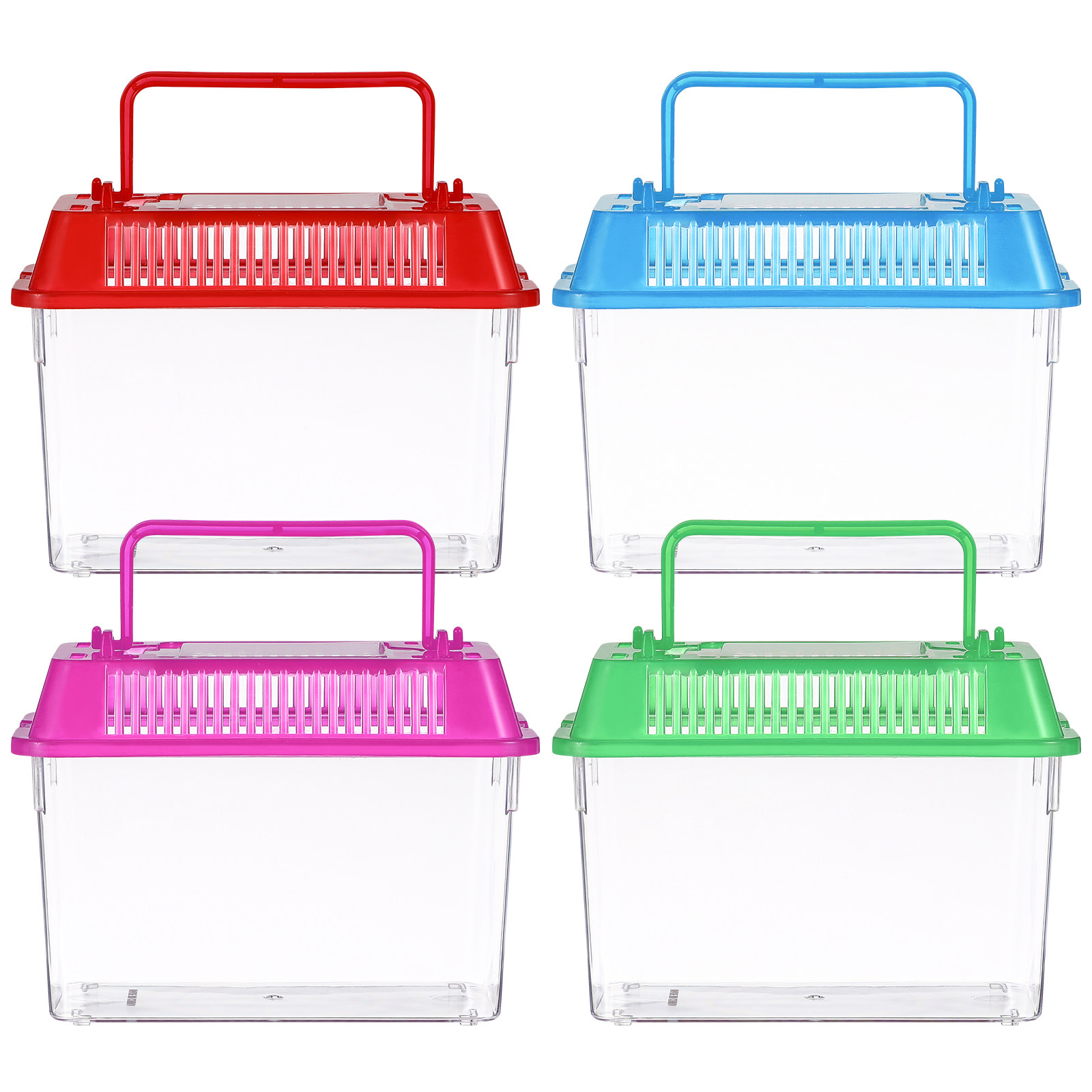 Aquarium Fish Betta - Handzame mini-visbak van plastic, draagbaar aquarium