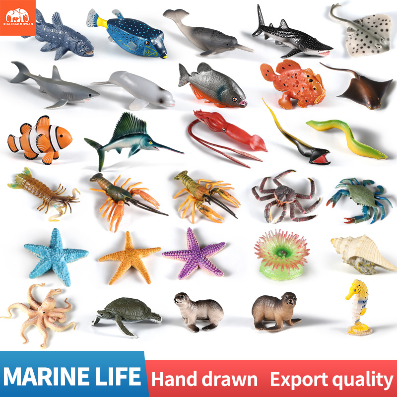 Aquarium Fish For Beginners - Sea Life Animal Action Figures Set