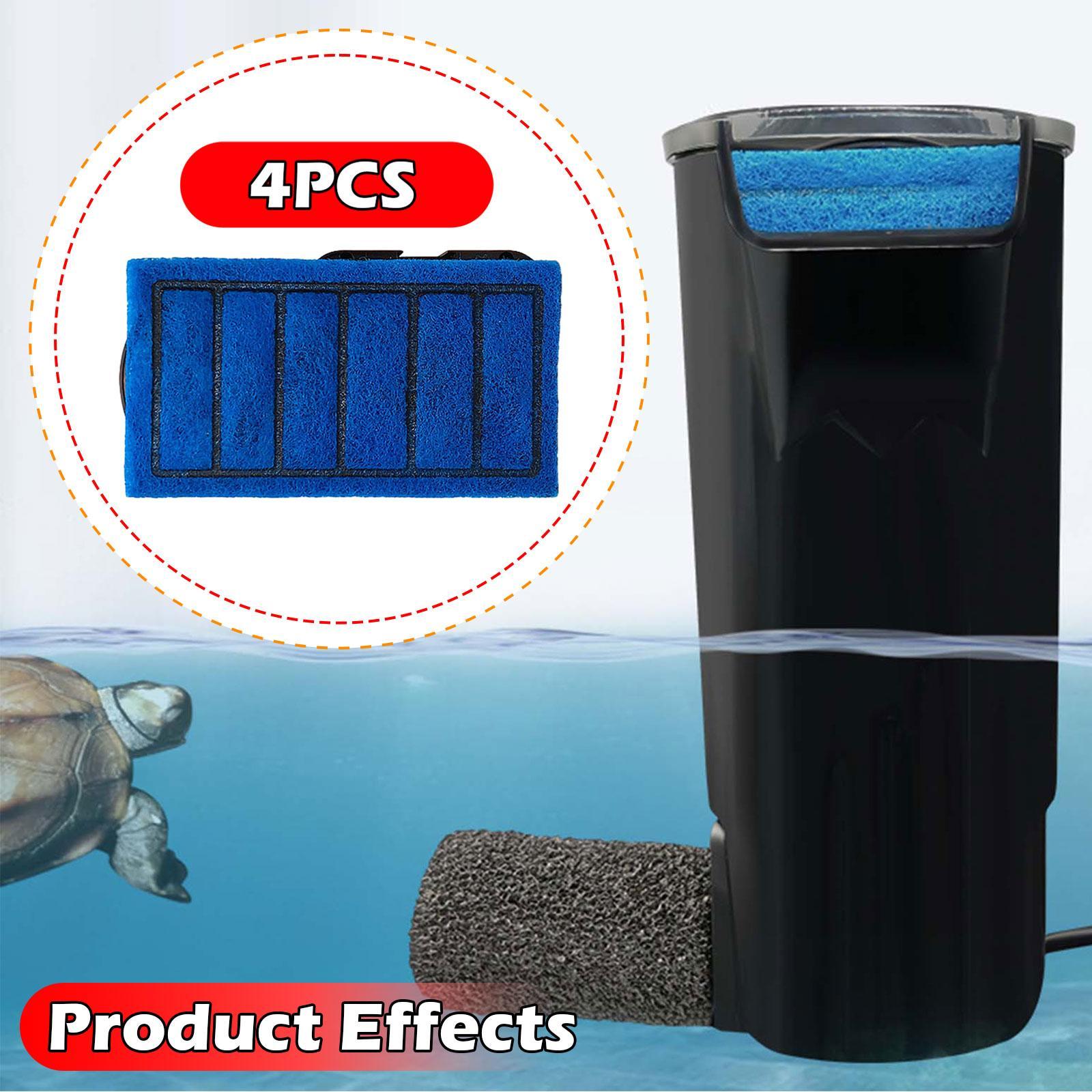 Fish Tank Filter - 4 stuks tankfilterpatronen Eenvoudig te installeren
