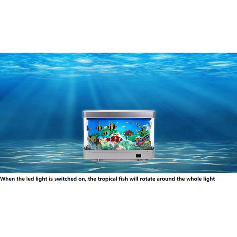 Dynamische virtuele oceaan LED - Aquarium Fish Dolphin recensie en prijs