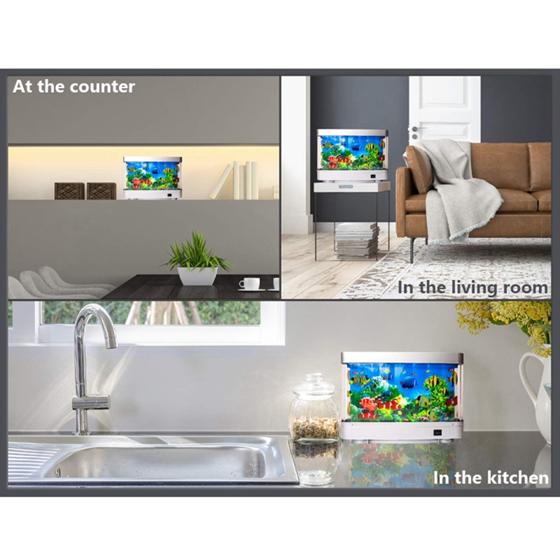Dynamische virtuele oceaan LED - Aquarium Fish Dolphin recensie en prijs