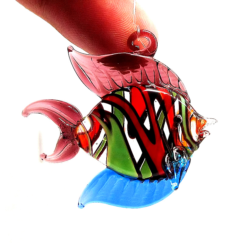 Drijvende glazen zeedierenhang - Aquarium Fish Dolphin recensie en prijs