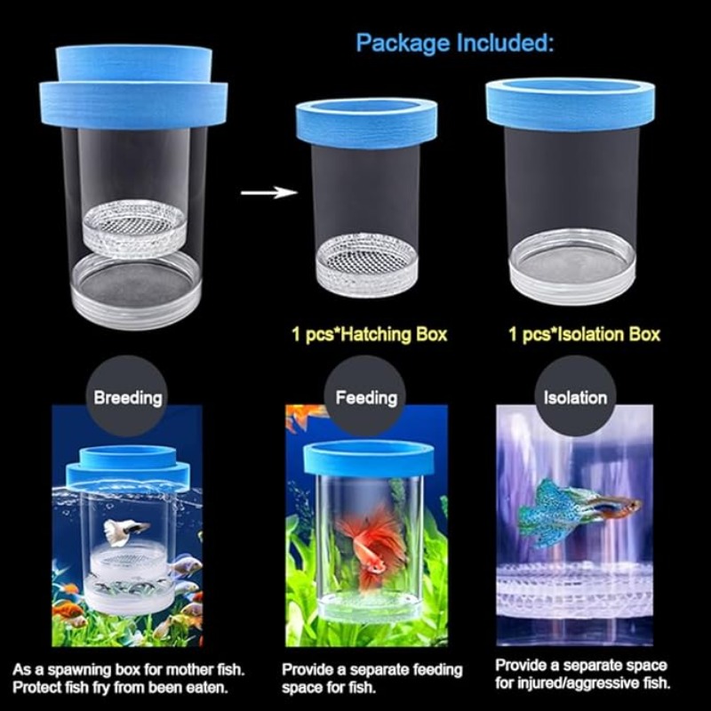 Drijvende Vis Fokken Isolatie  - Aquarium Fish Betta recensie en prijs