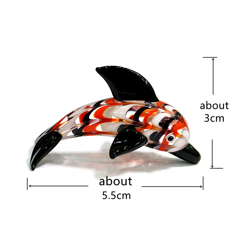 Murano Glas Dolfijn Miniatuur  - Aquarium Fish Dolphin recensie en prijs