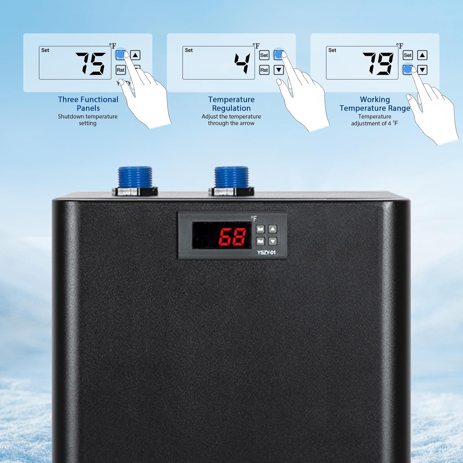 Aquariumkoeler 79 gal 1/3 PK 3 - All Fish In Aquarium recensie en prijs