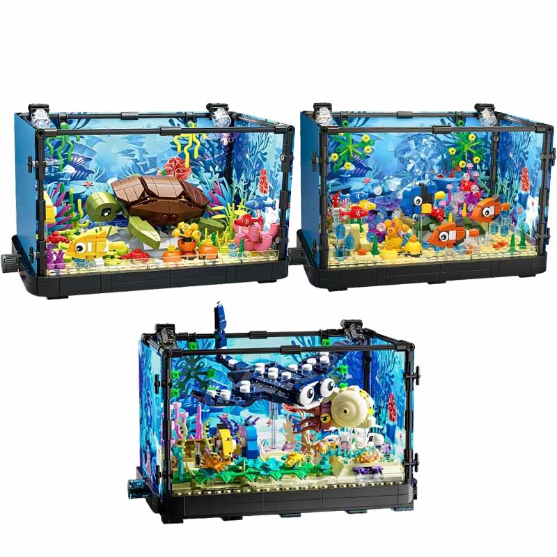 Aquarium bouwsteenset met lich - Aquarium Fish For Beginners recensie en prijs