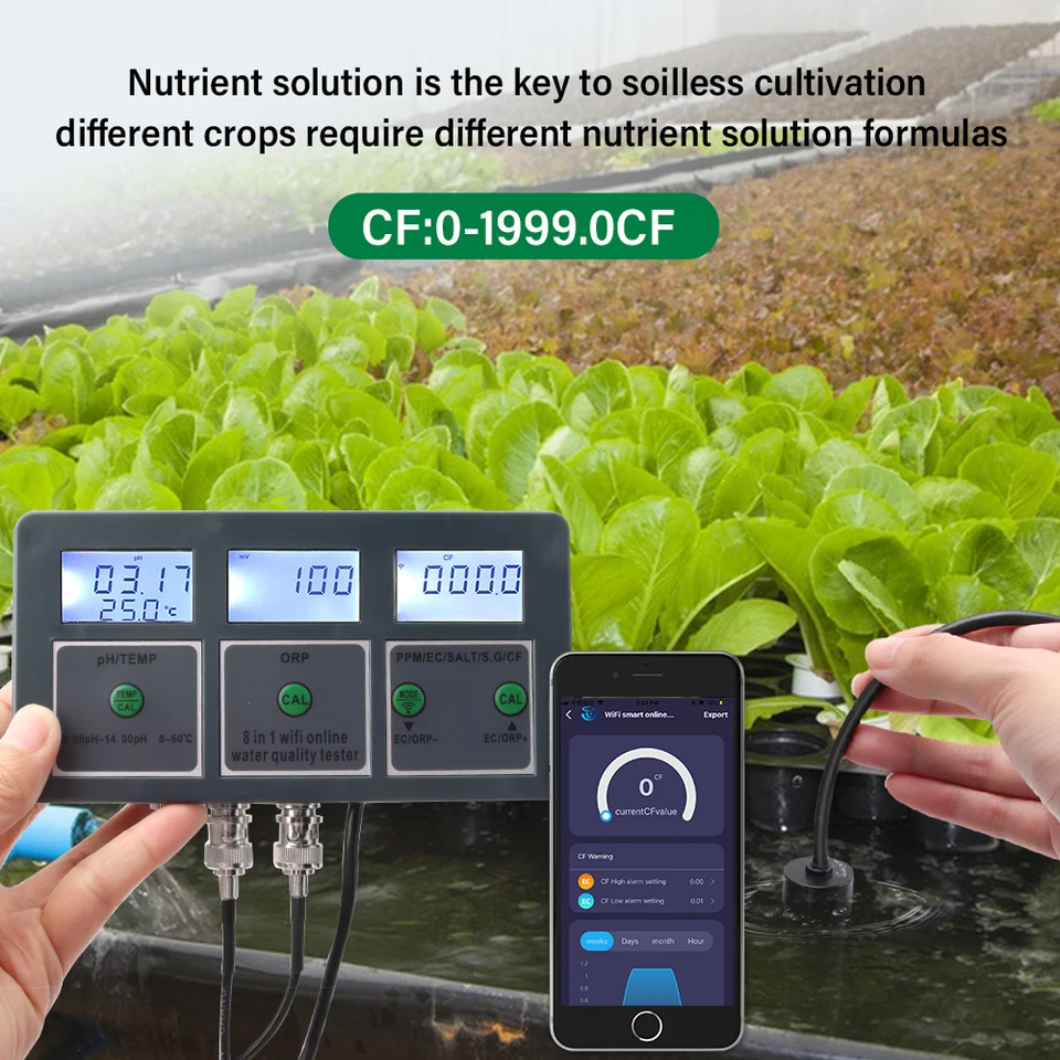 WiFi Digitale PH ORP TDS EC Zo - Aquarium Fish Online recensie en prijs