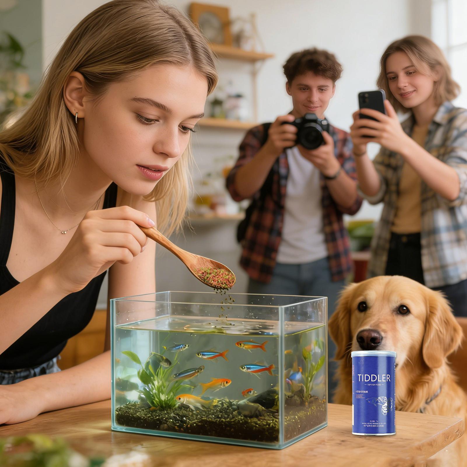 Visvoer Aquariumvoer Klein Bet - Aquarium Fish Betta recensie en prijs