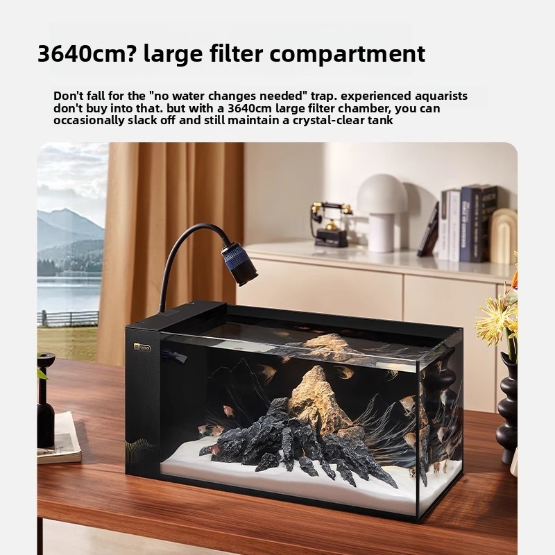 Superhelder glazen desktopaqua - All Fish In Aquarium recensie en prijs