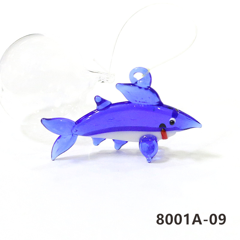 Drijvende glazen zeedierenhang - Aquarium Fish Dolphin recensie en prijs