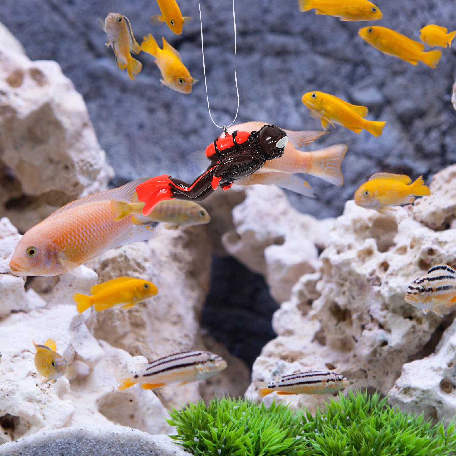 Drijvend duikersornament voor  - All Fish In Aquarium recensie en prijs