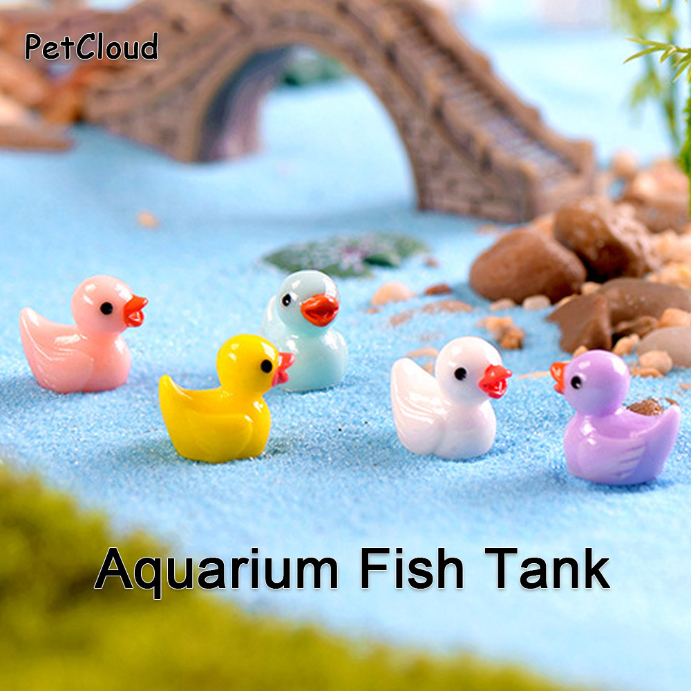 5Pcs Fish Tank Ornament Eenden - Aquarium Fish Dolphin recensie en prijs